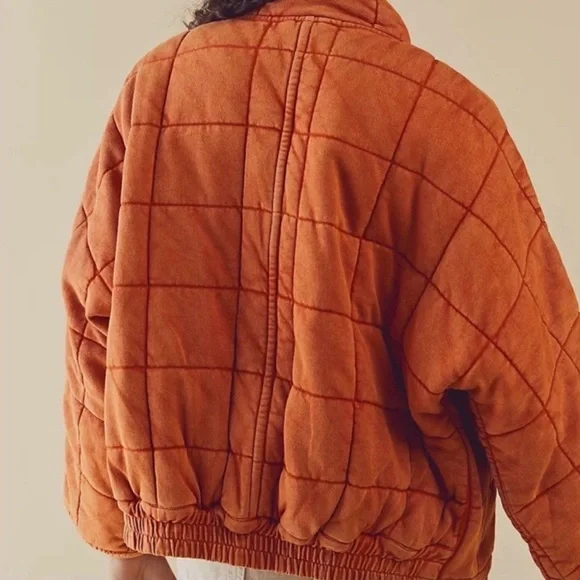 Free People Dolman Quilted Knit Jacket - Picture 2 of 13